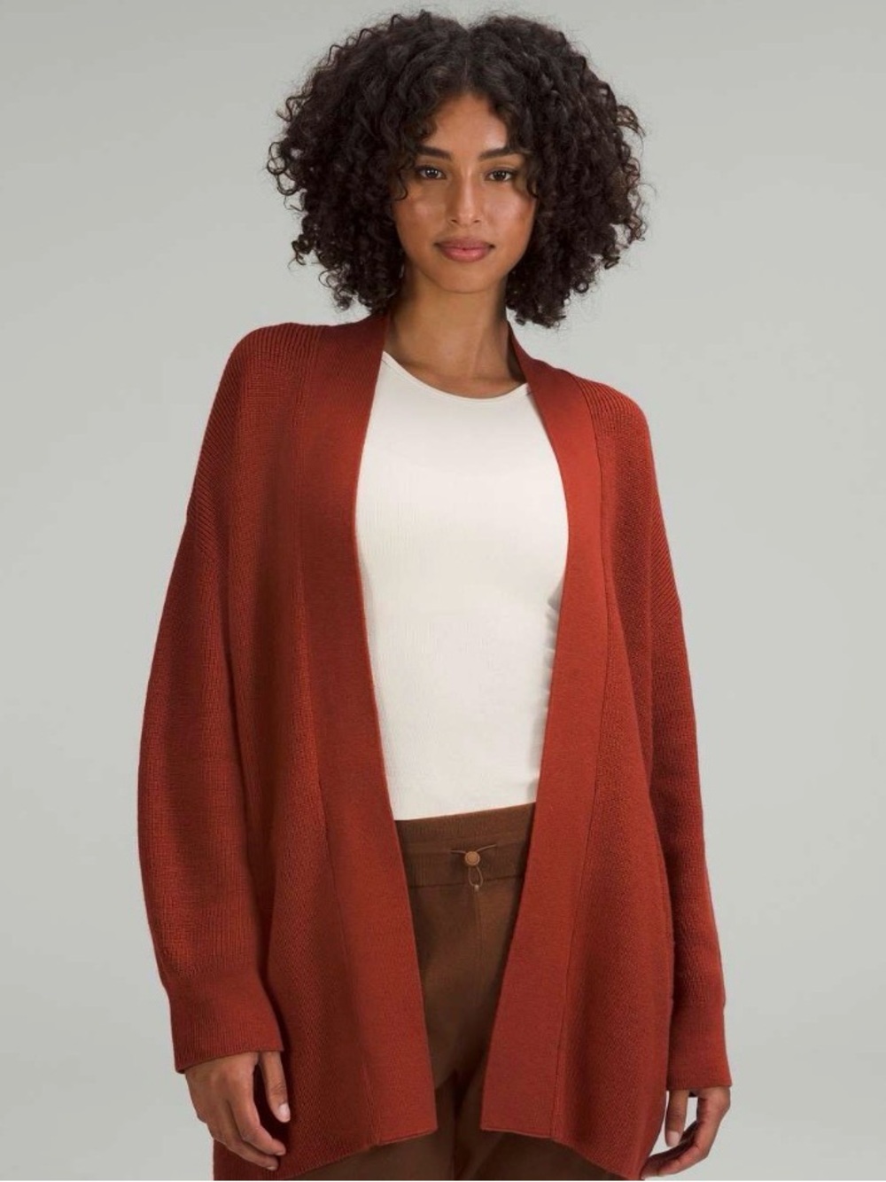 lululemon athletica Open-Front Rust Cardigan - Women's